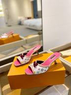 Kitten Heeled Sandals