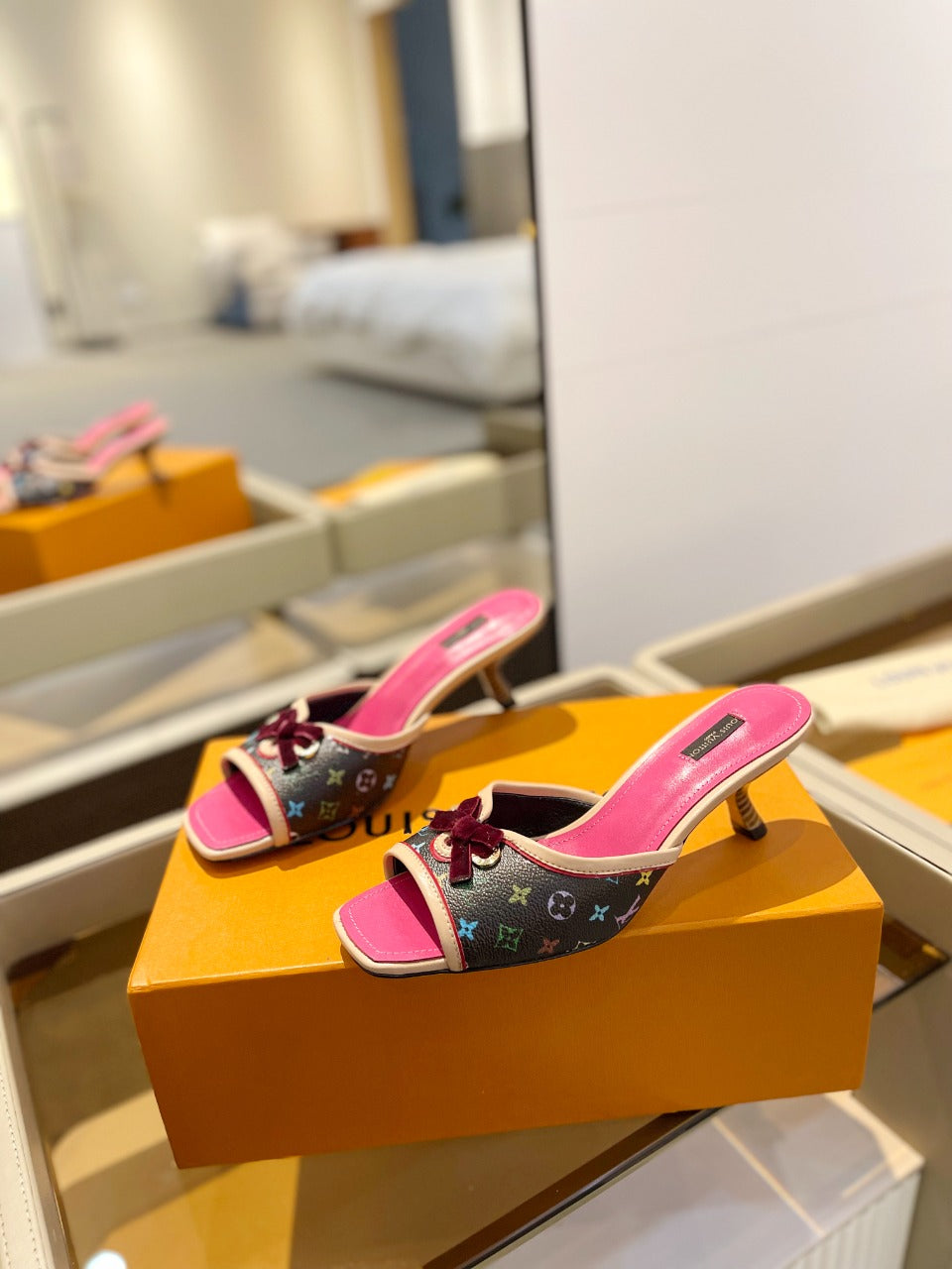 Kitten Heeled Sandals