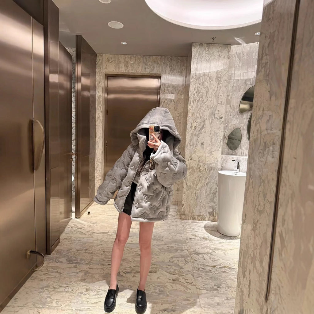 Textured Puffer Jacket