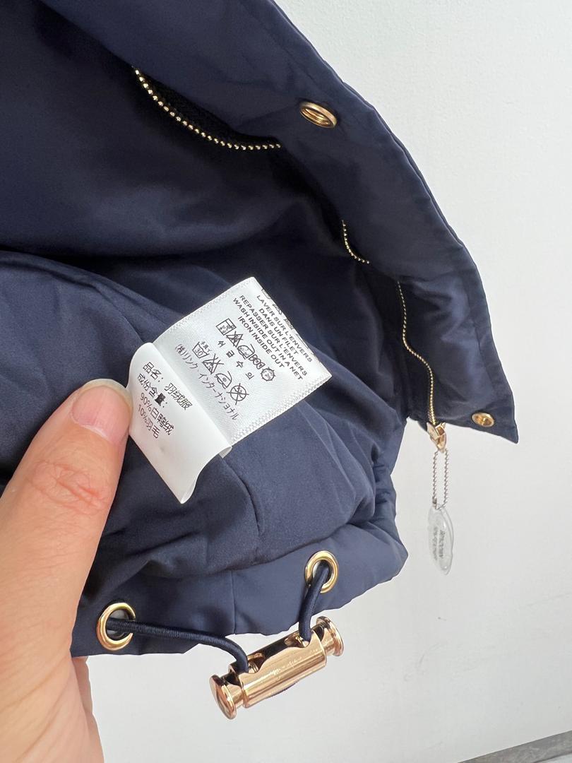 Navy Cel Puffer Jacket