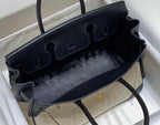 30 Swift Leather Canvas Black