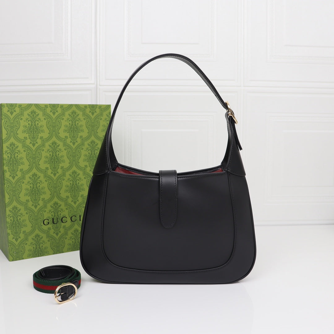 Small Shoulder Bag Black Leather