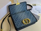 Vintage Denim Shoulder Bag